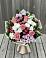 Букет цветов из: Альстромерии, Гвоздики, Розы и Хризантемы в Лесколово