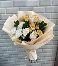 Букет цветов из:  Розы и Хризантемы #REPLACE_PRED# Лесколово