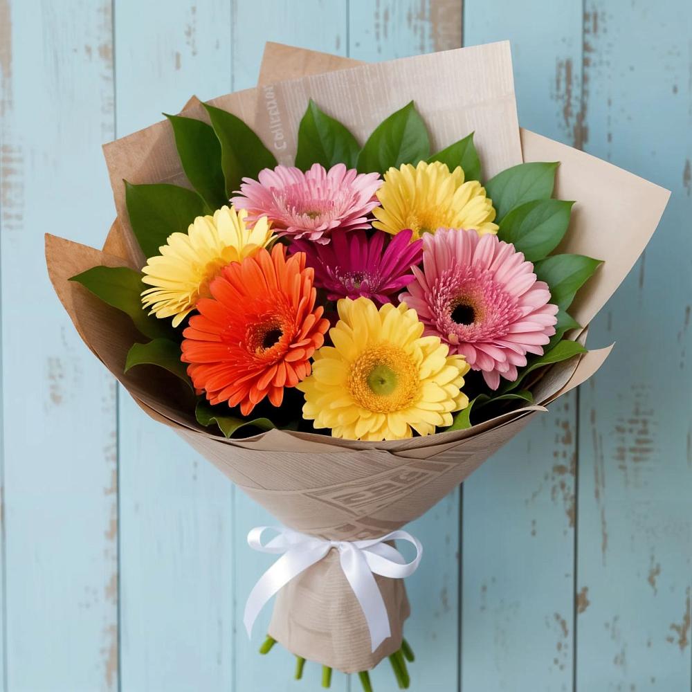 Букет цветов из: Герберы в Лесколово