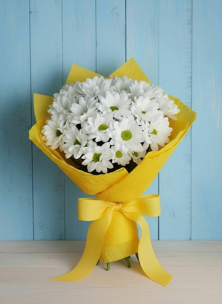 Букет цветов из: Хризантемы в Лесколово