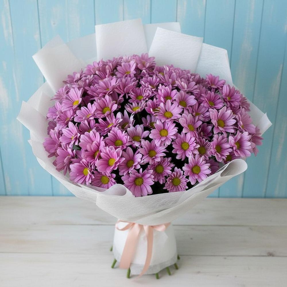 Букет цветов из: Хризантемы в Лесколово