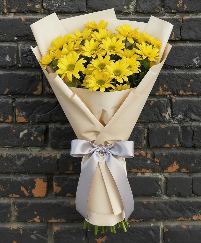 Букет цветов из: Хризантемы в Лесколово