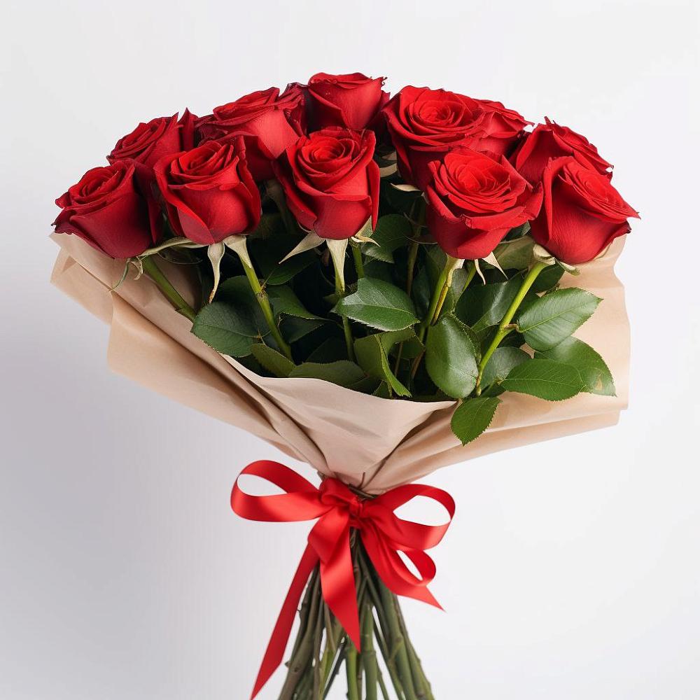 Букет 11 Красных роз Эдлесс Лав в Лесколово
